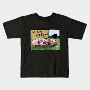 Borg Pigs Kids T-Shirt